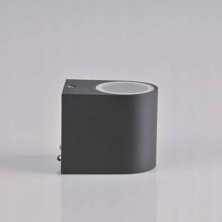 Utomhus Väggspotlight BOSTON 1xGU10/10W/230V IP44