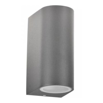 Utomhus Väggspotlight BOSTON 2xGU10/10W/230V IP44