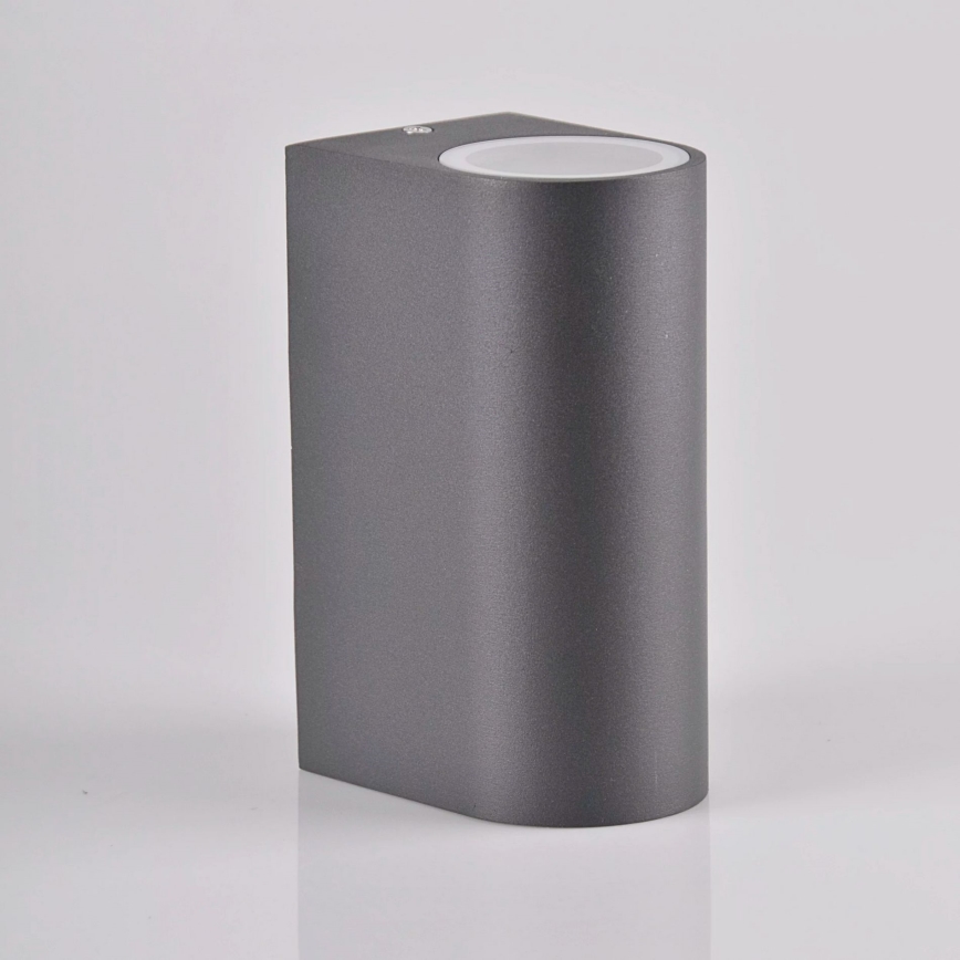 Utomhus Väggspotlight BOSTON 2xGU10/10W/230V IP44