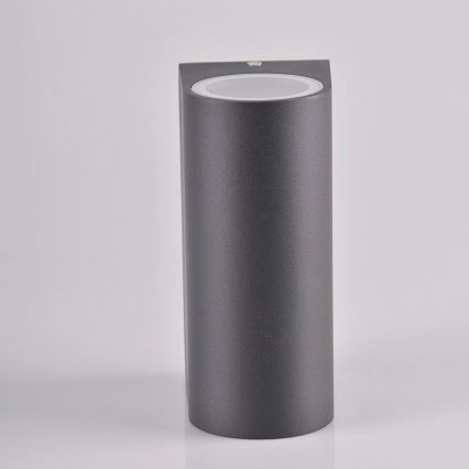 Utomhus Väggspotlight BOSTON 2xGU10/10W/230V IP44