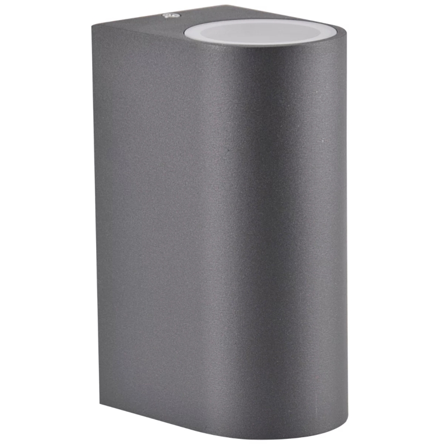 Utomhus Väggspotlight BOSTON 2xGU10/10W/230V IP44