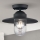 Utomhus ytmonterad taklampa EDWARD 1xE27/60W/230V IP44 antracit