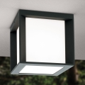 Utomhusarmatur HENRY 1xE27/15W/230V 16x16 cm IP44 antracit