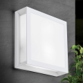 Utomhusarmatur HENRY 2xE27/15W/230V 26x26 cm IP44 vit