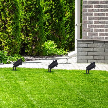 Utomhusbelysning VILO 1xGU10/60W/230V IP65 svart