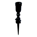 Utomhuslampa 1xE27/15W/230V IP44 svart