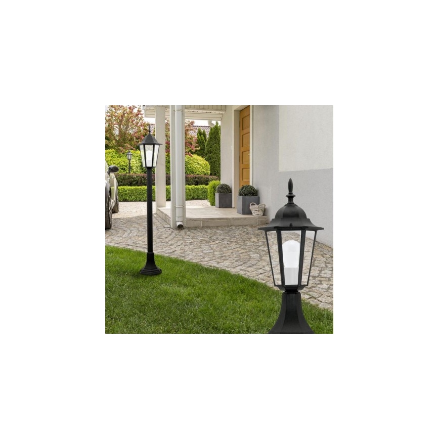 Utomhuslampa 1xE27/20W/230V IP43 96,5 cm svart