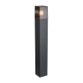 Utomhuslampa 1xE27/40W/230V IP44 80 cm svart/rökfärgad