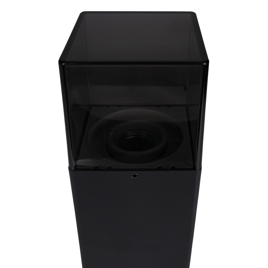 Utomhuslampa 1xE27/40W/230V IP44 80 cm svart/rökfärgad
