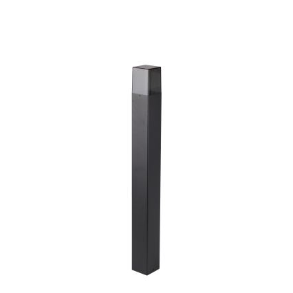 Utomhuslampa 1xE27/40W/230V IP44 80 cm svart/rökfärgad