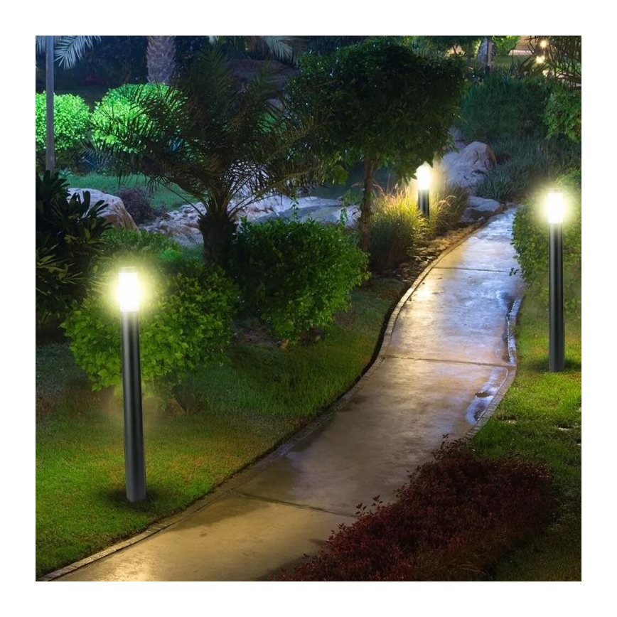 Utomhuslampa 1xE27/60W/230V IP44 110cm svart