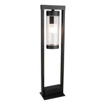 Utomhuslampa 1xE27/60W/230V IP44 svart/rökbrun