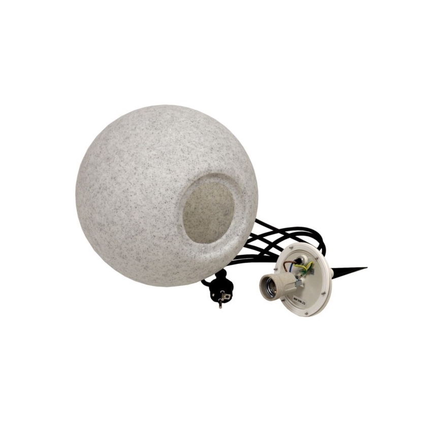 Utomhuslampa 1xE27/60W/230V IP44 Ø 30 cm