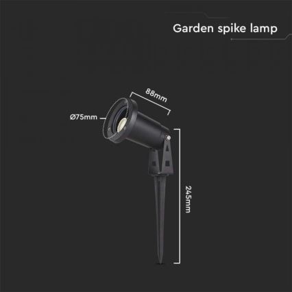 Utomhuslampa 1xGU10/35W/230V IP65