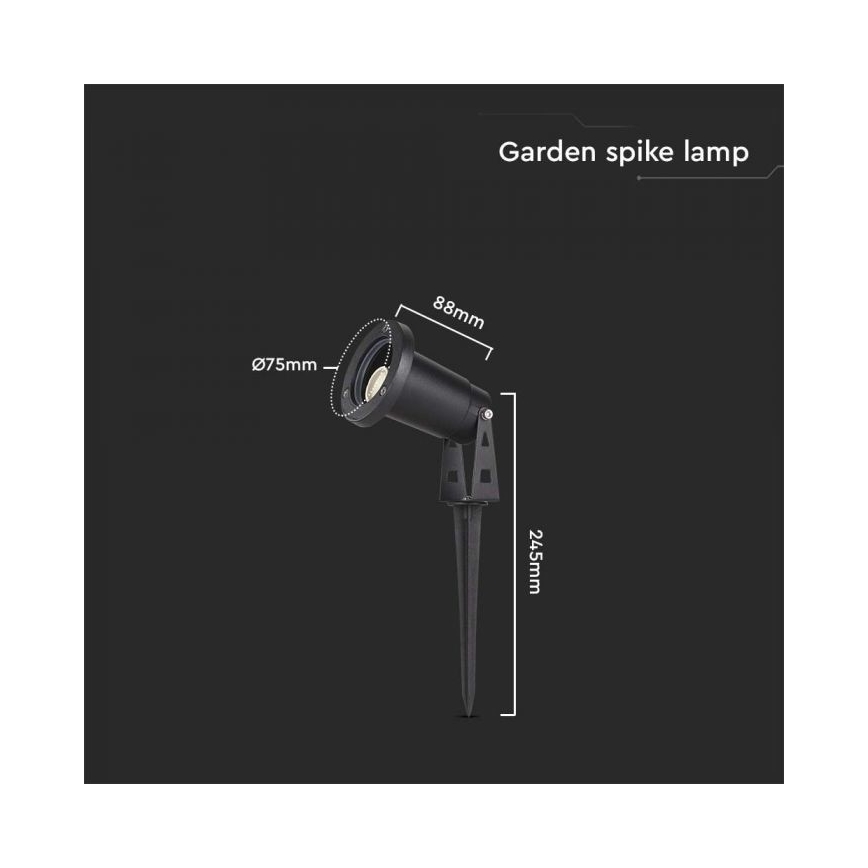 Utomhuslampa 1xGU10/35W/230V IP65