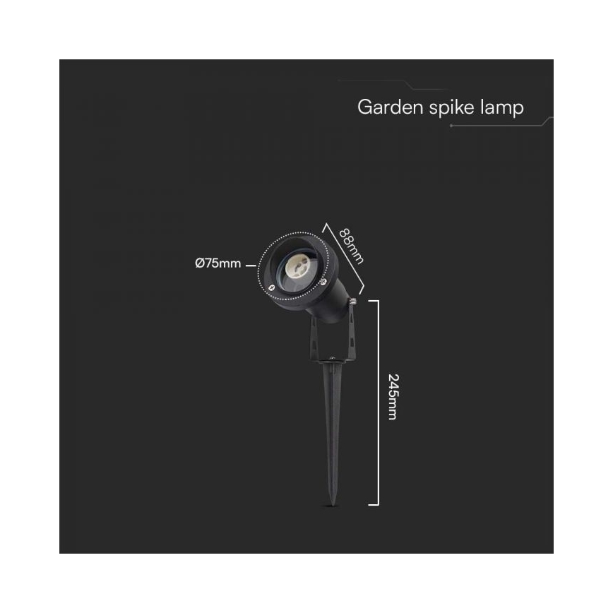 Utomhuslampa 1xGU10/35W/230V IP65