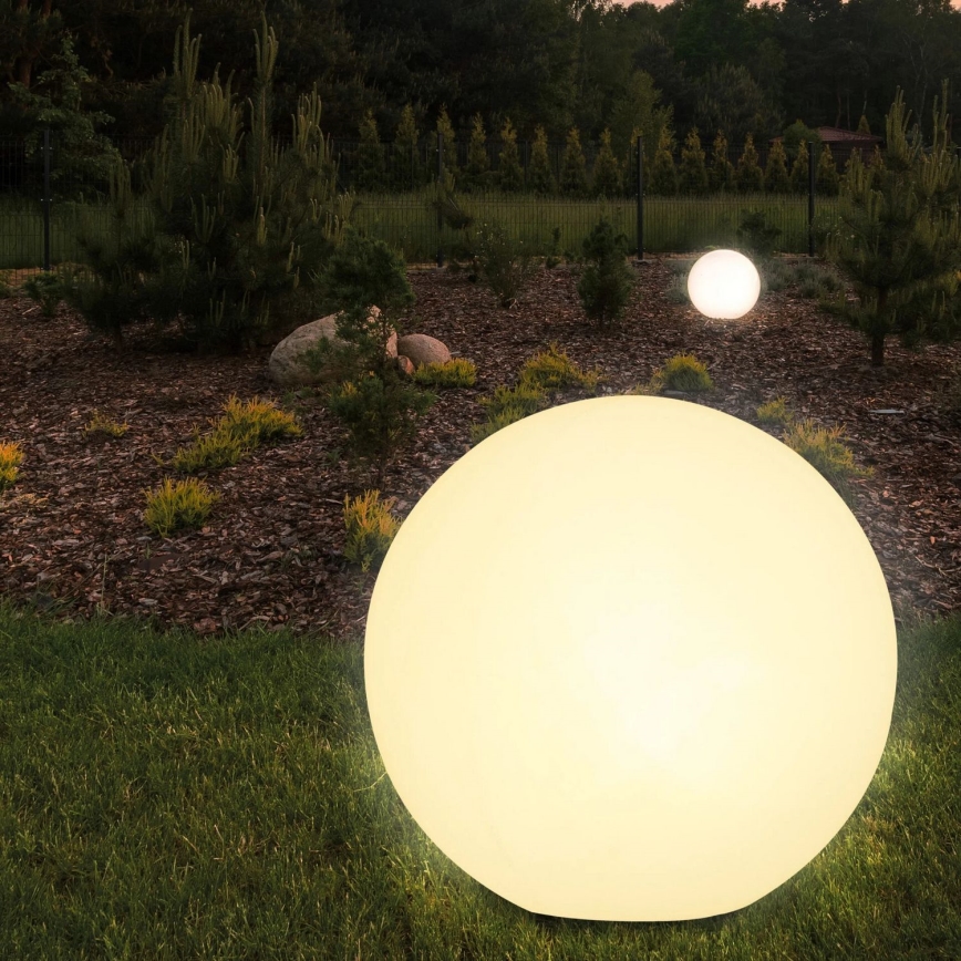 Utomhuslampa ARGENTO 1xE27/15W/230V diameter 30 cm IP65 vit
