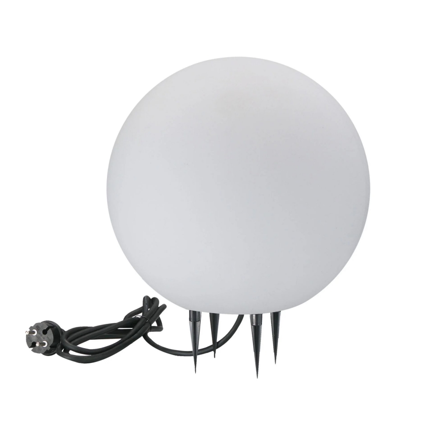 Utomhuslampa ARGENTO 1xE27/15W/230V diameter 30 cm IP65 vit