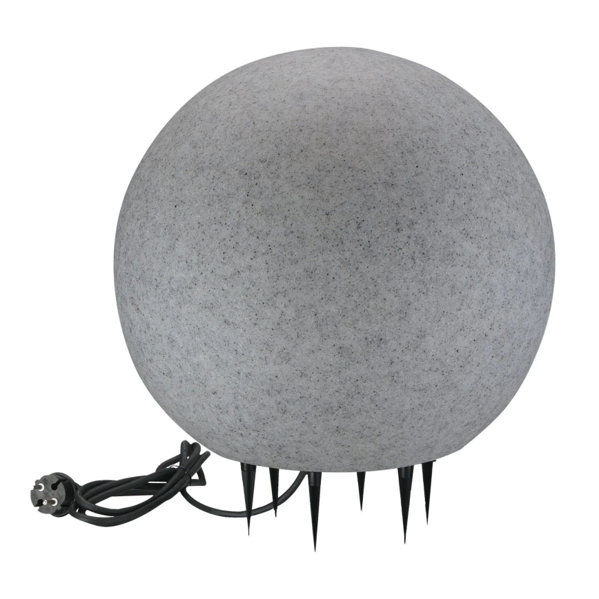 Utomhuslampa ARGENTO 1xE27/15W/230V diameter 40 cm IP65 grå