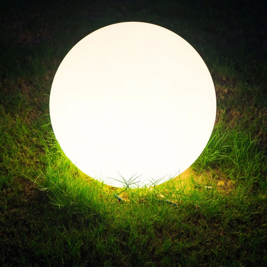 Utomhuslampa ARGENTO 1xE27/15W/230V diameter 40 cm IP65 vit