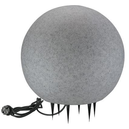 Utomhuslampa ARGENTO 1xE27/15W/230V diameter 50 cm IP65 grå