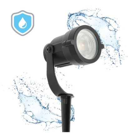 Utomhuslampa BLAKE UNO 1xGU10/35W/230V IP65 svart