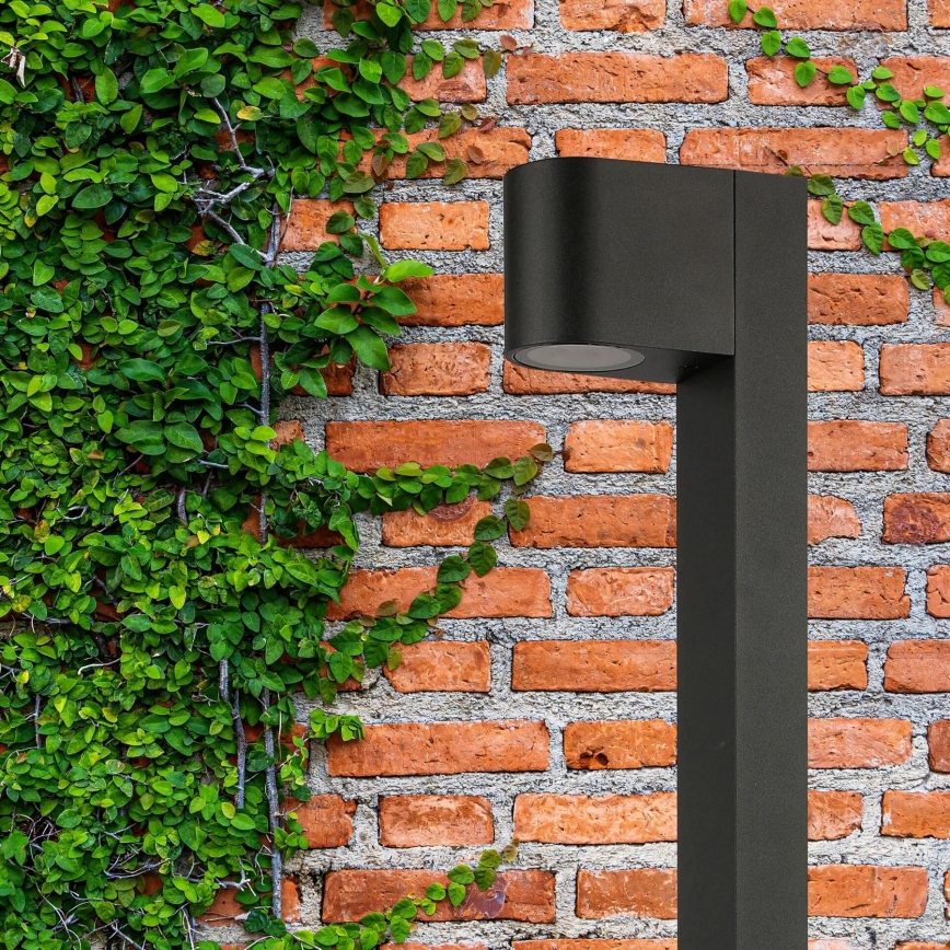 Utomhuslampa BOSTON 1xGU10/10W/230V 80 cm IP54 svart