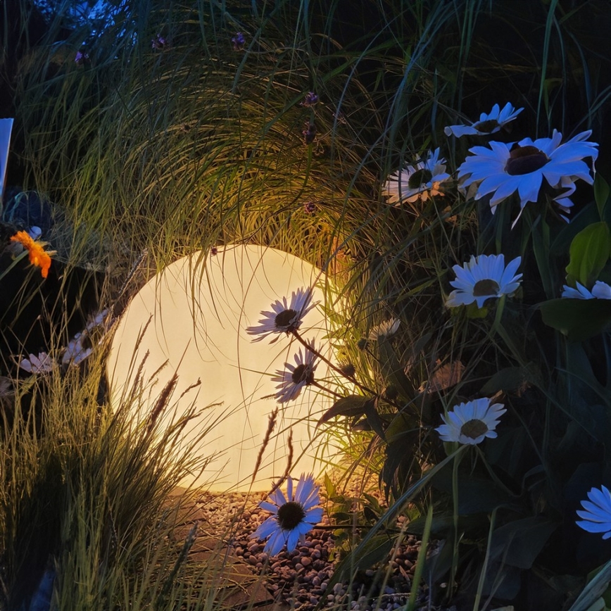 Utomhuslampa GLOBO 1xE27/60W/230V Ø 60 cm IP44