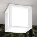 Utomhuslampa HENRY 1xE27/15W/230V 16x16 cm IP44 vit
