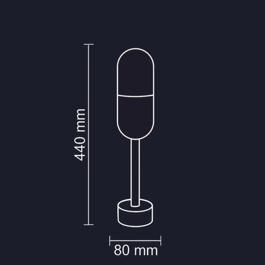 Utomhuslampa HORTEN 1xE27/10W/230V IP44 44 cm