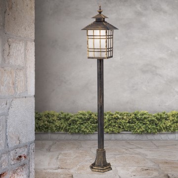 Utomhuslampa KIKO 1xE27/11W/230V IP44 brons/patina