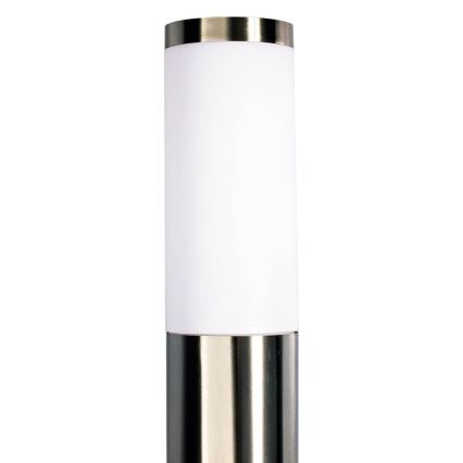 Utomhuslampa LIVIA 1xE27/10W/230V 45 cm IP44 silverfärgad
