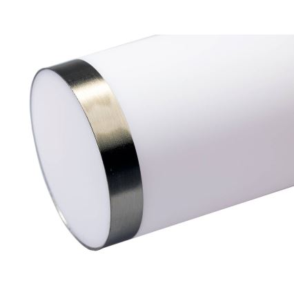 Utomhuslampa LIVIA 1xE27/10W/230V 45 cm IP44 silverfärgad