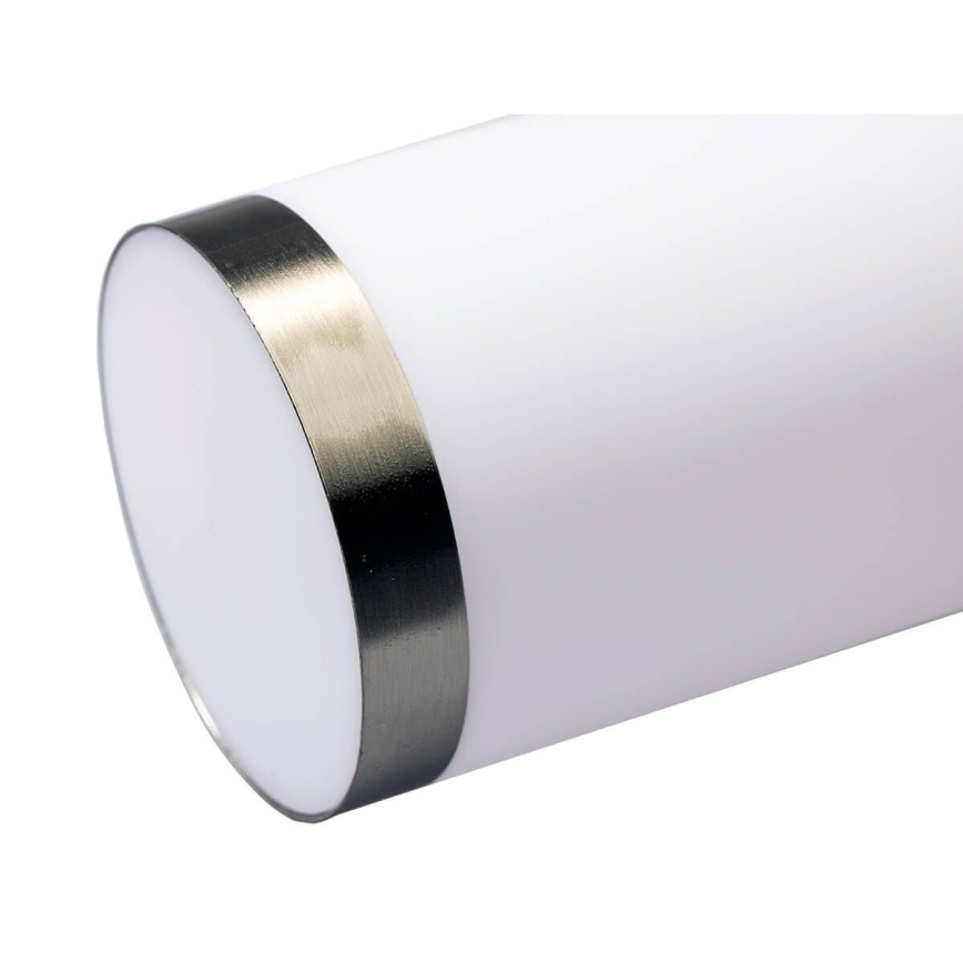 Utomhuslampa LIVIA 1xE27/10W/230V 45 cm IP44 silverfärgad