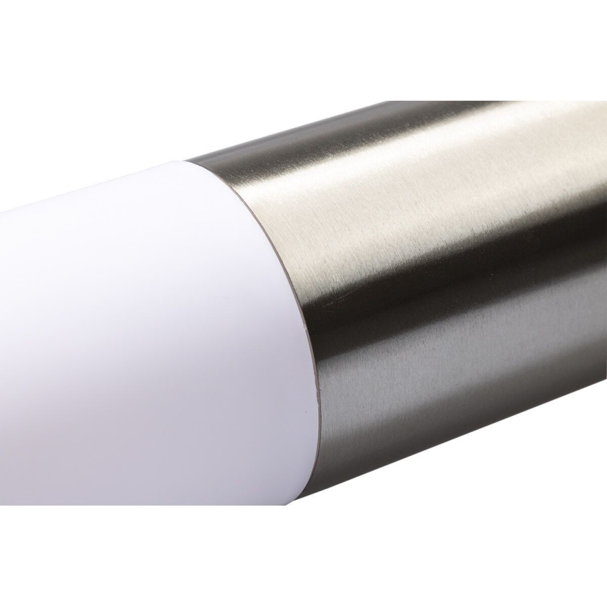 Utomhuslampa LIVIA 1xE27/10W/230V 45 cm IP44 silverfärgad