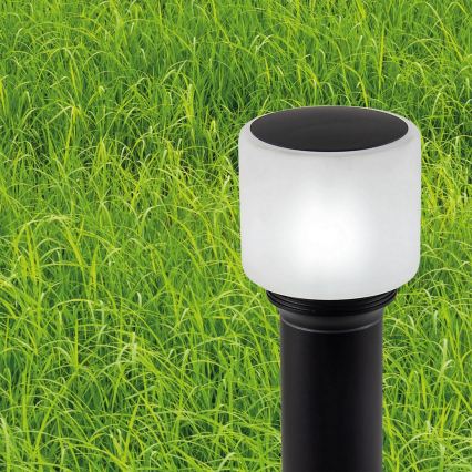 Utomhuslampa MADRID 1xE27/12W/230V, 80 cm, IP44, svart
