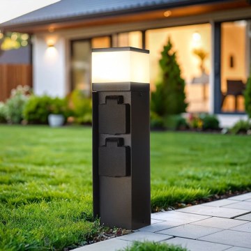 Utomhuslampa med 2 uttag, 1xG9/11W/230V, IP44