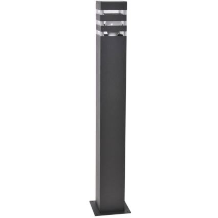 Utomhuslampa med sensor TEKSAS 1xE27/12W/230V IP44 74 cm antracit