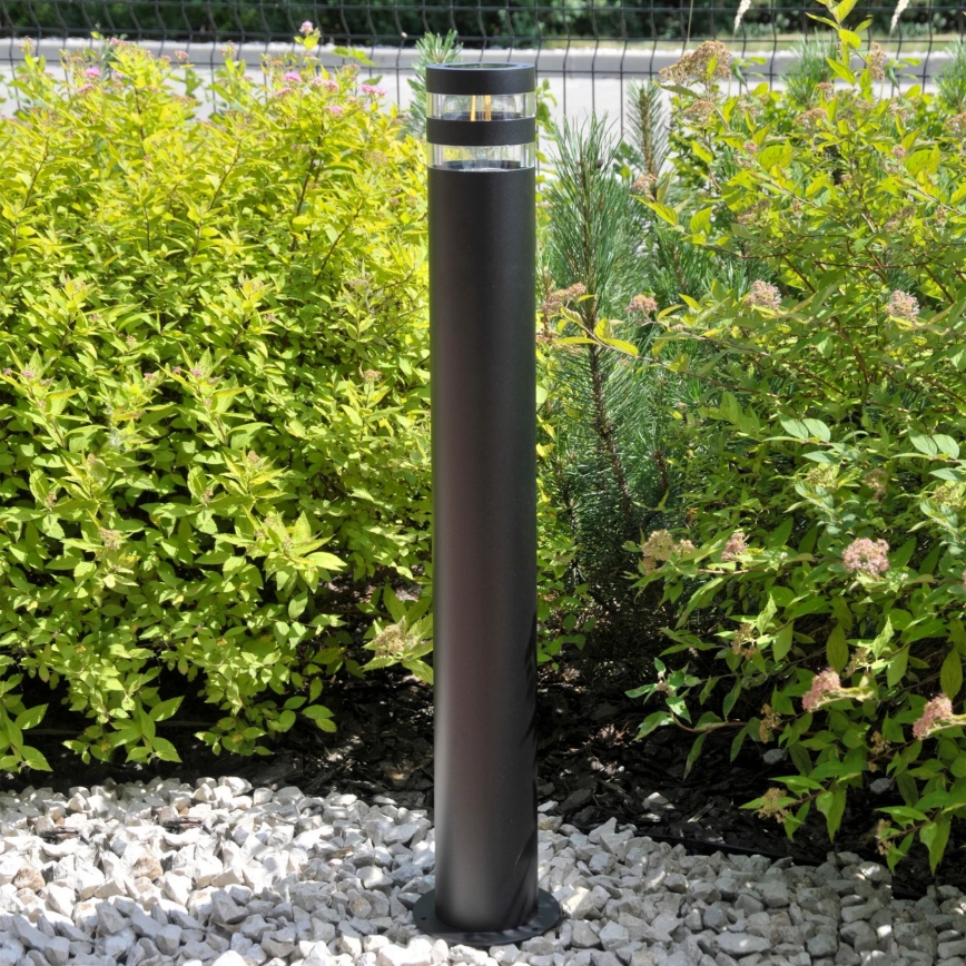 Utomhuslampa RINO 1xE27/12W/230V IP54 74 cm svart