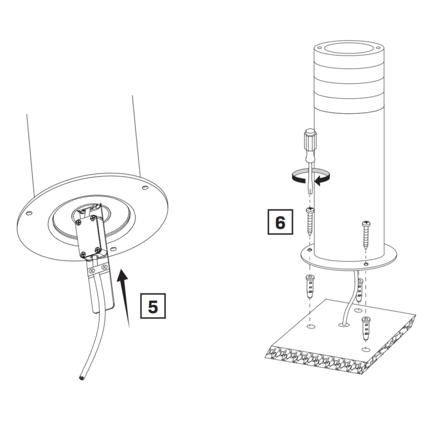 Utomhuslampa RINO 1xE27/12W/230V IP54 74 cm svart