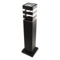 Utomhuslampa SANTA 1xE27/60W/230V 50 cm IP54 svart