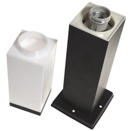 Utomhuslampa SOPPA 1xE27/60W/230V IP44 45 cm svart