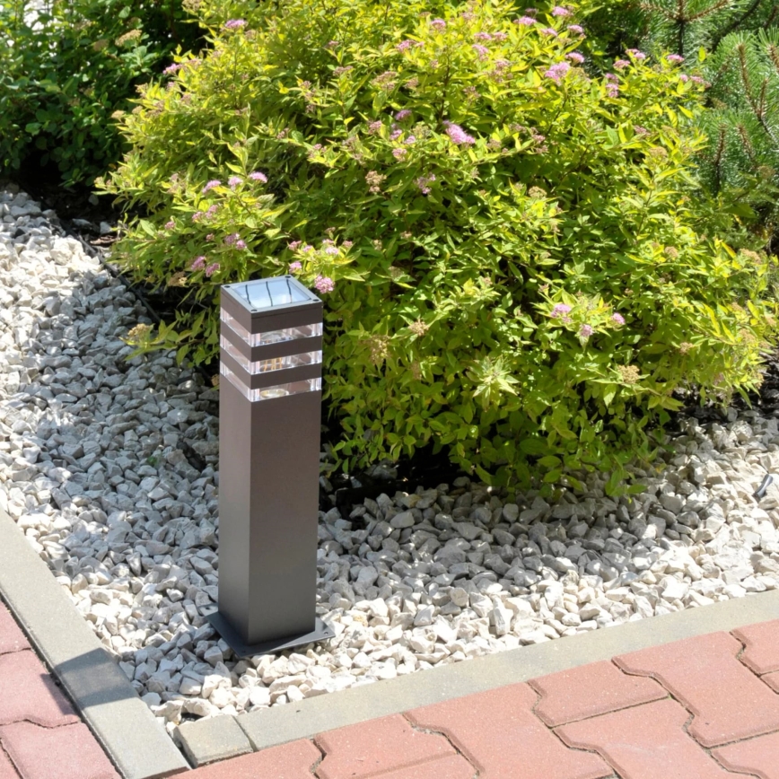 Utomhuslampa TEKSAS 1xE27/12W/230V IP44 44 cm antracit