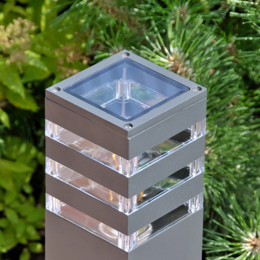 Utomhuslampa TEKSAS 1xE27/12W/230V IP44 44 cm antracit