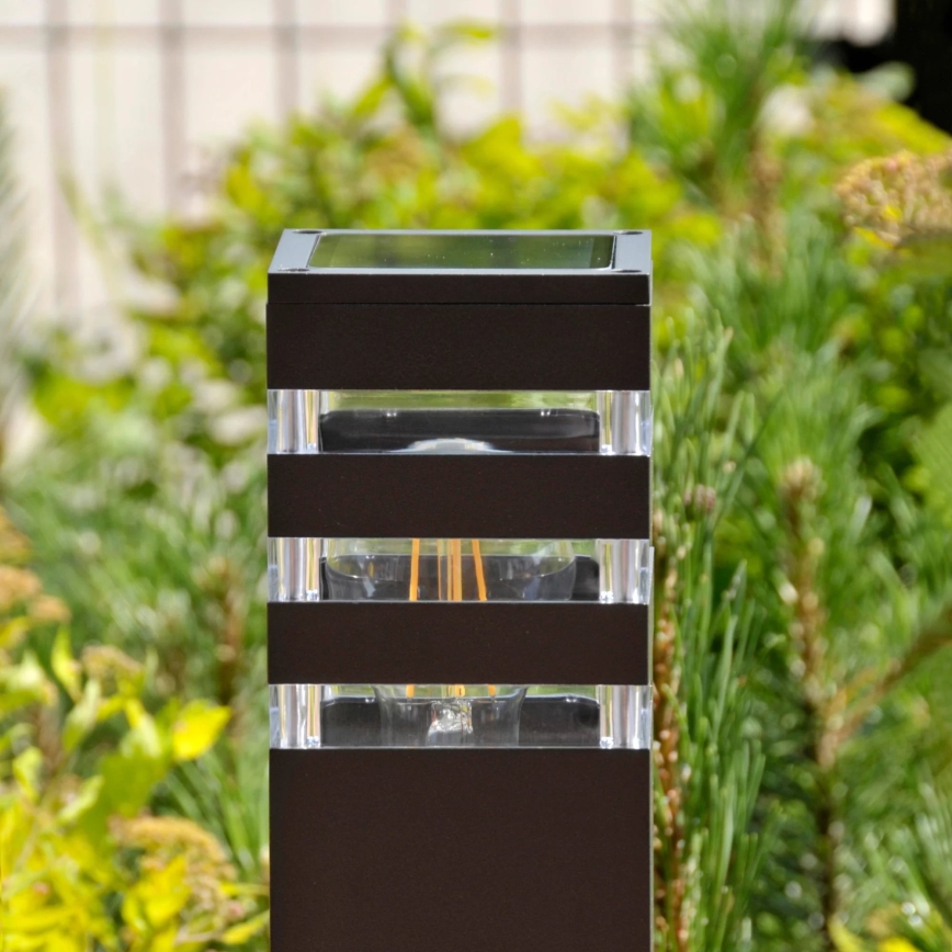 Utomhuslampa TEKSAS 1xE27/12W/230V IP44 44 cm antracit