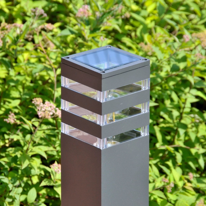 Utomhuslampa TEKSAS 1xE27/12W/230V IP44 74 cm antracit