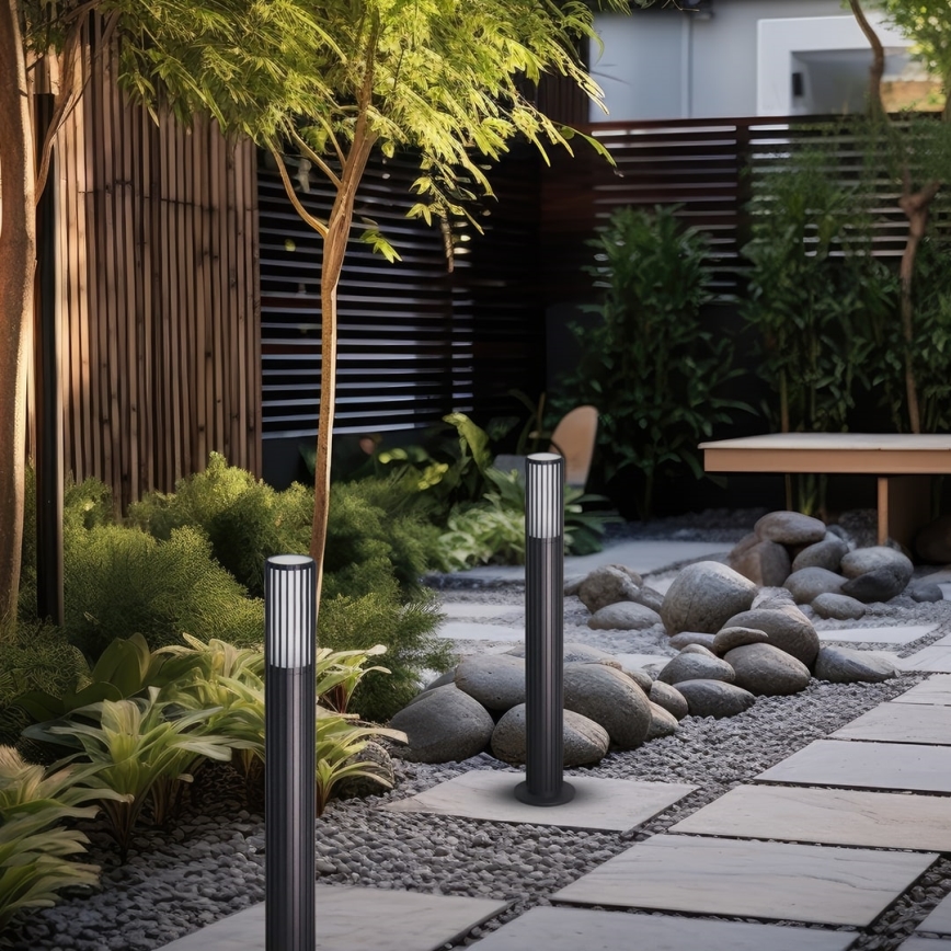 Utomhuslampa VERTICAL 1xGU10/8W/230V IP44 svart