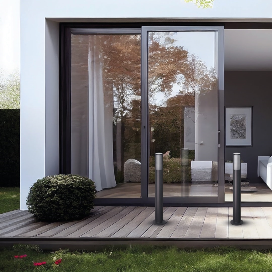 Utomhuslampa VERTICAL 1xGU10/8W/230V IP44 svart