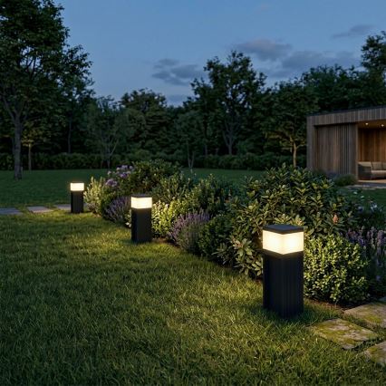 Utomhuslampa VESPER 1xG9/5W/230V IP44 30 cm svart