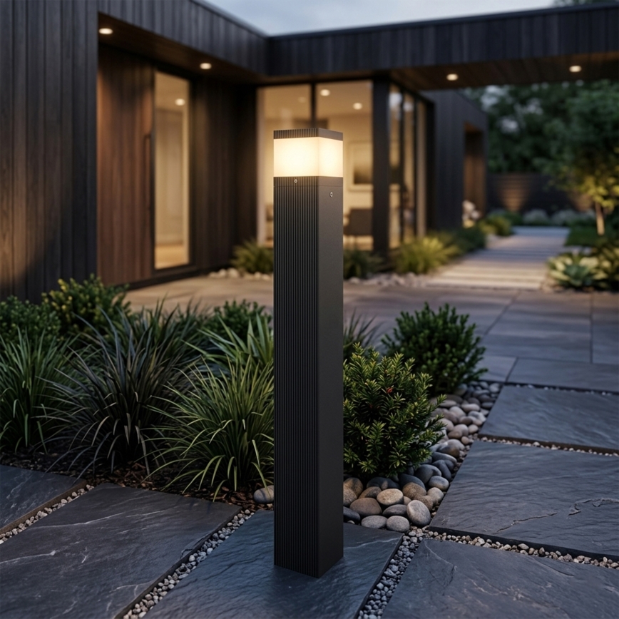 Utomhuslampa VESPER 1xG9/5W/230V IP44 80 cm svart